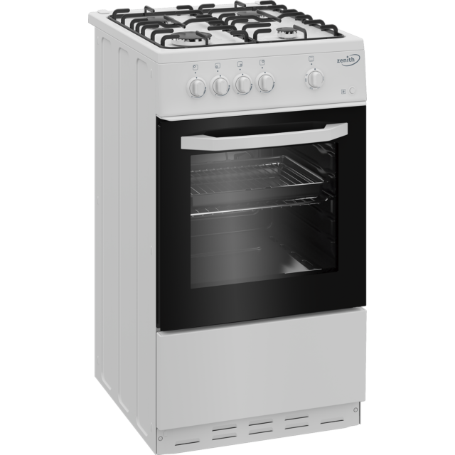 Zenith ZE501W Gas Single Oven, 50cm