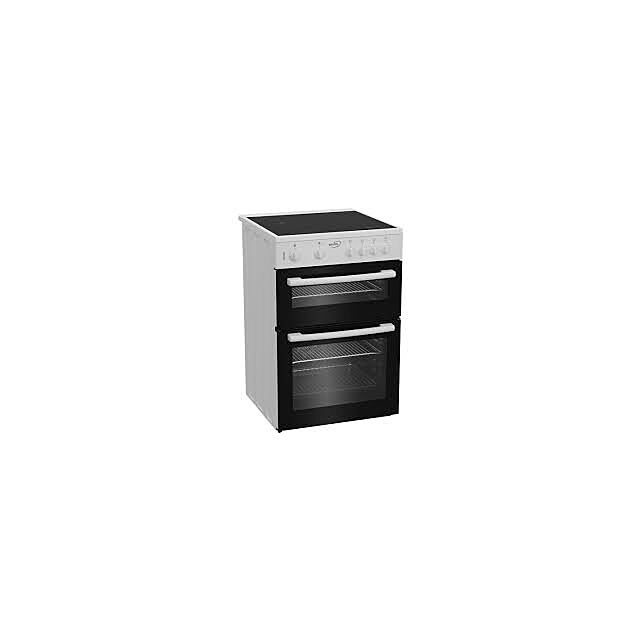Zenith ZET605W White 60cm Electric Cooker with Ceramic Hob - White
