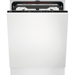 AEG FSS83708P Built In Full Size Dishwasher, 15 Place Settings, D Energy