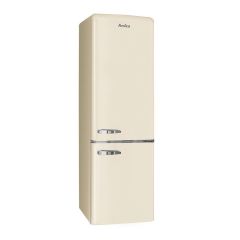 Amica FKR29653C Retro Fridge Freezer, 55cm, Manual Defrost, F Energy