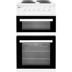 Beko EDP503W Electric Double Oven, 50cm, A Energy 