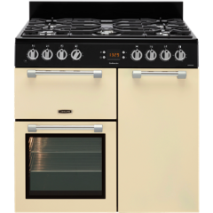 Leisure CK90F232C Cookmaster 90cm Dual Fuel Cooker Cream 