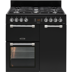 Leisure CK90F232K Cookmaster 90cm Dual Fuel Cooker Black 