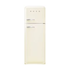 Smeg FAB30RCR5UK 60cm 50s Style Cream Right Hand Hinged Freezer over Fridge