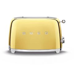 Smeg TSF01GOUK Gold 2 Slice Toaster