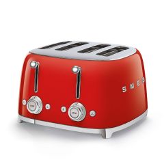Smeg TSF03RDUK Red 4 Slice Toaster