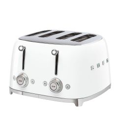 Smeg TSF03WHUK White 4 Slice Toaster