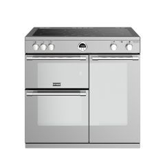 Stoves Sterling Deluxe S900EI, 90cm, Induction, Stainless Steel Range Cooker 444444940