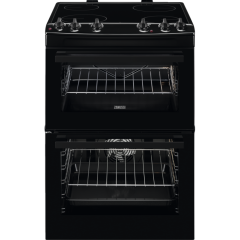 Zanussi ZCV66050BA Electric Double Oven, 60cm, A Energy 