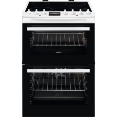 Zanussi ZCV69360WA Electric Double Oven, 60cm, A Energy