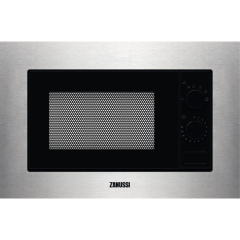 Zanussi ZMSN5SX 
17L Black centre with Antifingerprint Stainless steel frame, Semi built in, solo mi